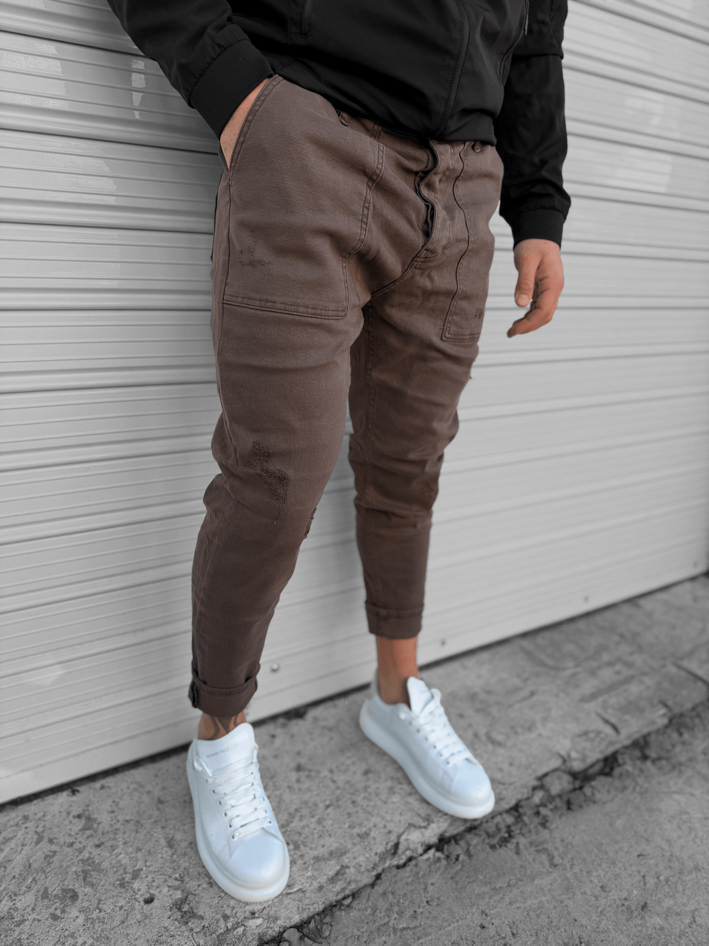 Дънки "𝐁𝐑𝐎𝐖𝐍𝐂𝐔𝐓"