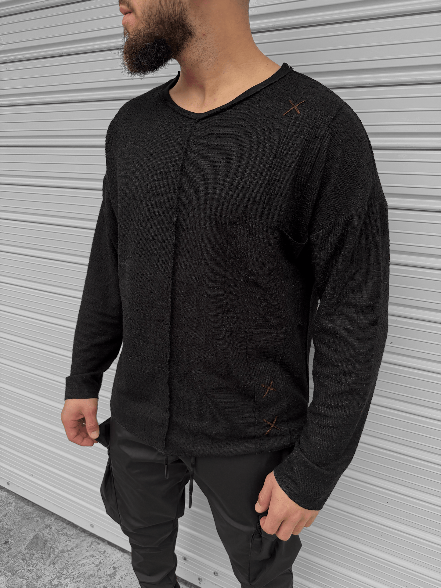 Черна Блуза "𝐗𝐗𝐗"