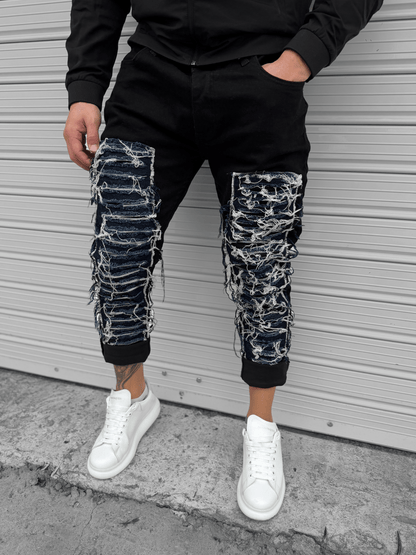 Дълги Черни Дънки "𝐁𝐋𝐔𝐄 𝐈𝐂𝐄"