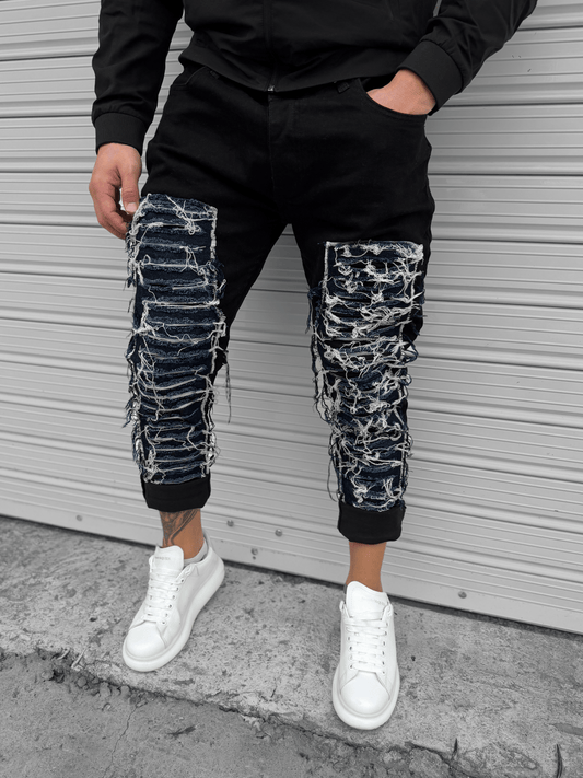 Дълги Черни Дънки "𝐁𝐋𝐔𝐄 𝐈𝐂𝐄"