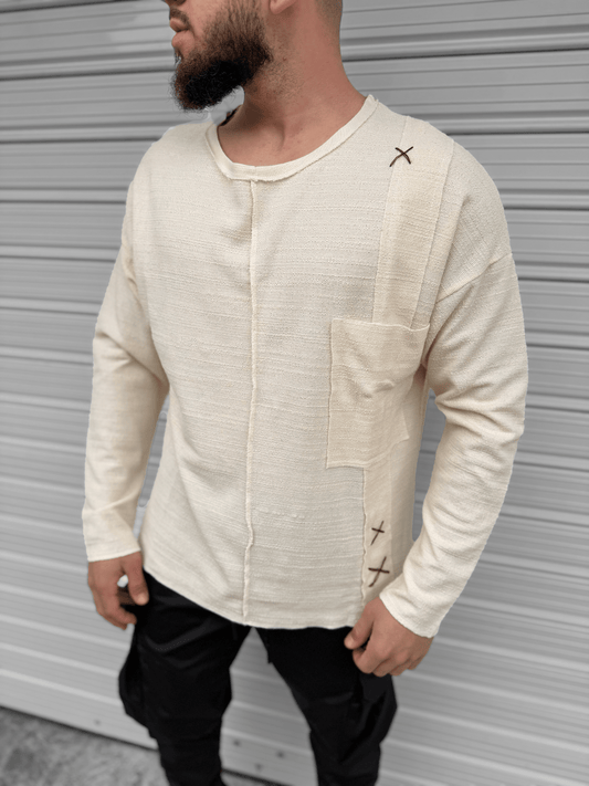 Бежова Блуза "𝐗𝐗𝐗"