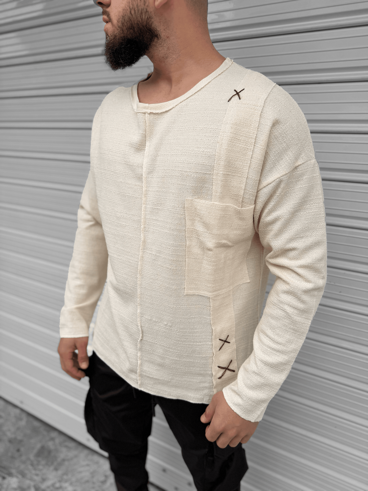 Бежова Блуза "𝐗𝐗𝐗"