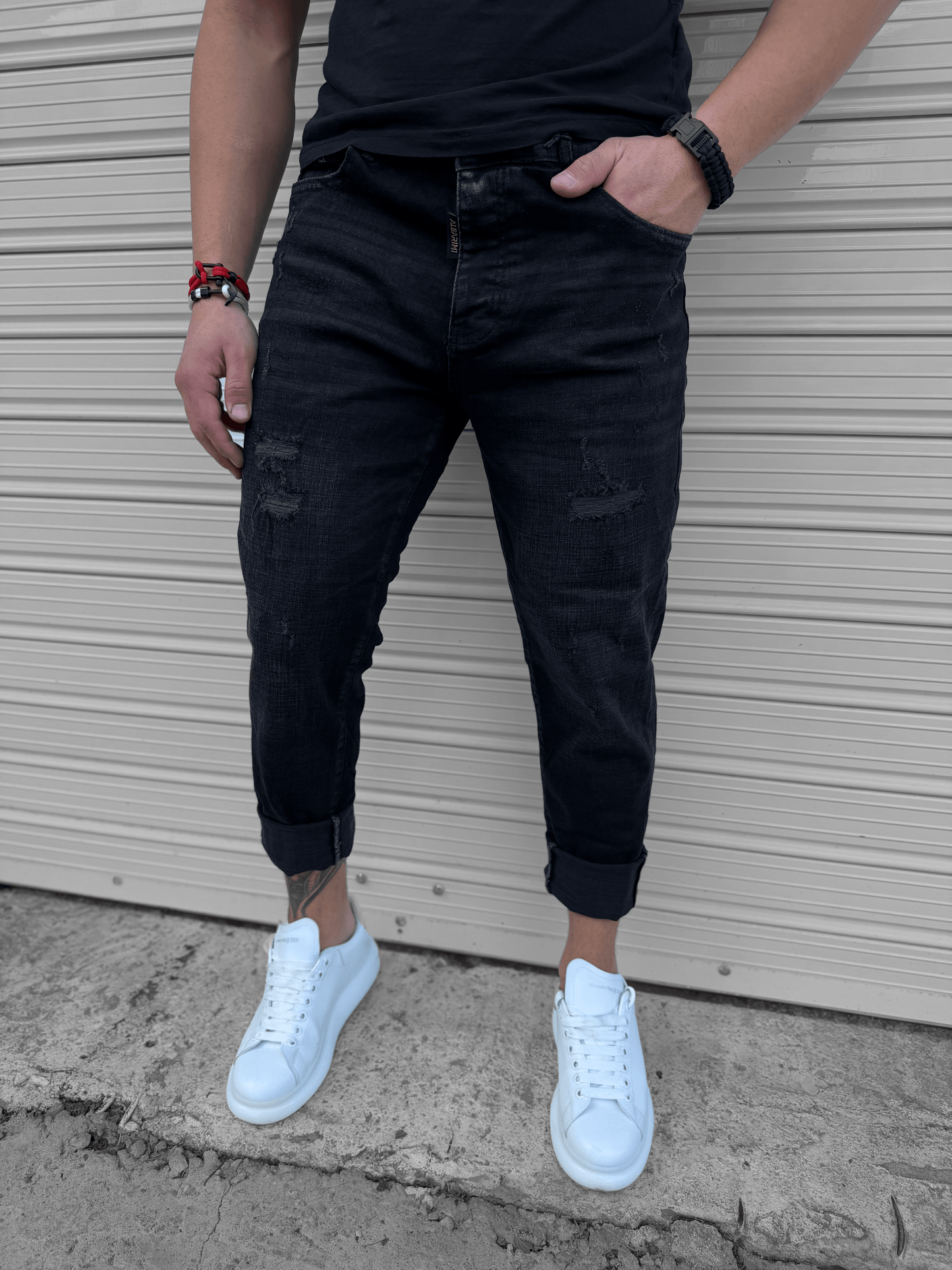 Черни Дънки "𝐑𝐀𝐖 𝐁𝐋𝐀𝐂𝐊"