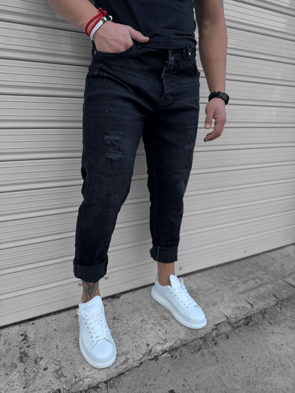 Черни Дънки "𝐑𝐀𝐖 𝐁𝐋𝐀𝐂𝐊"