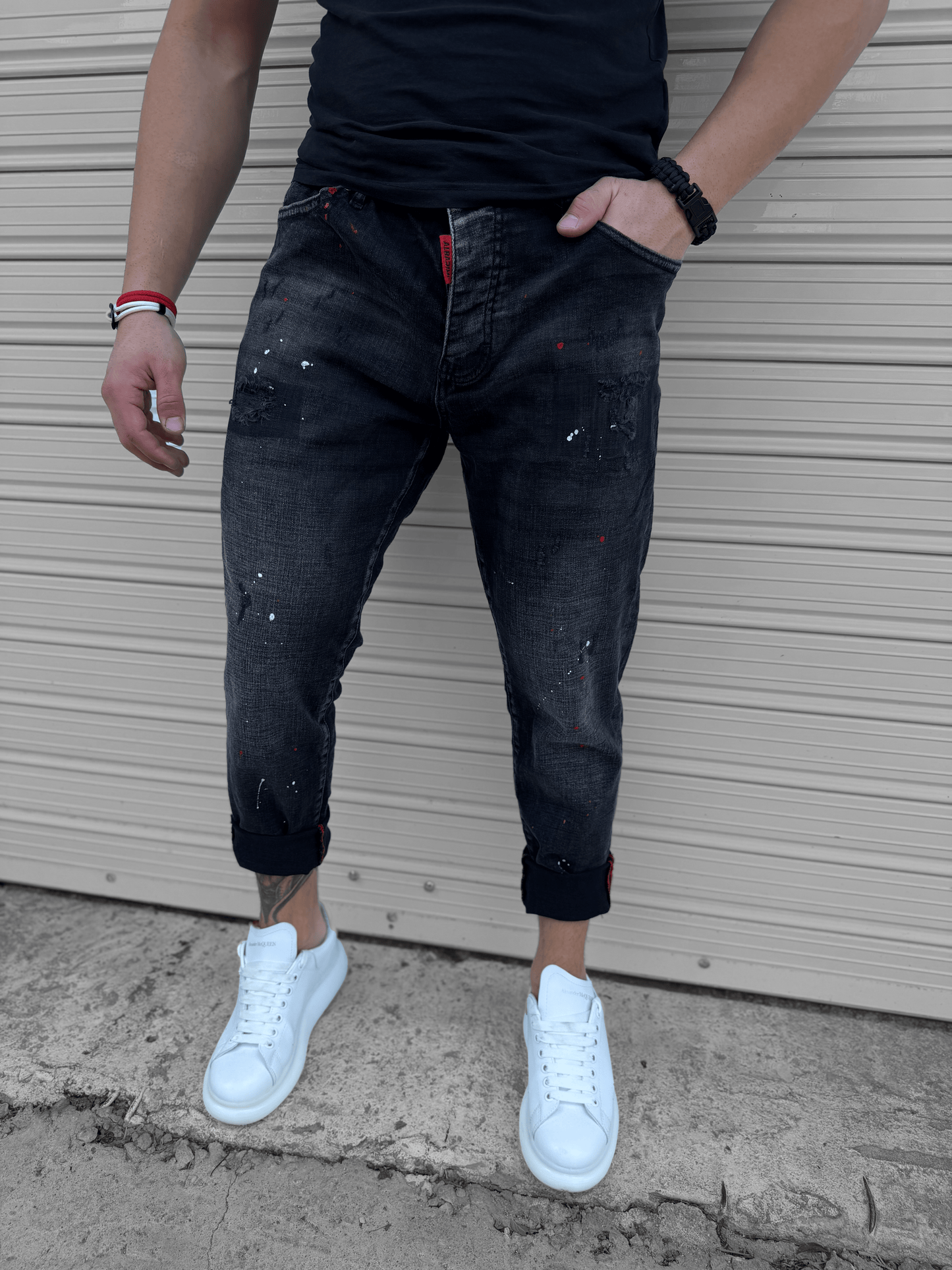 Черни Дънки "𝐃𝐀𝐑𝐊 𝐅𝐀𝐃𝐄"