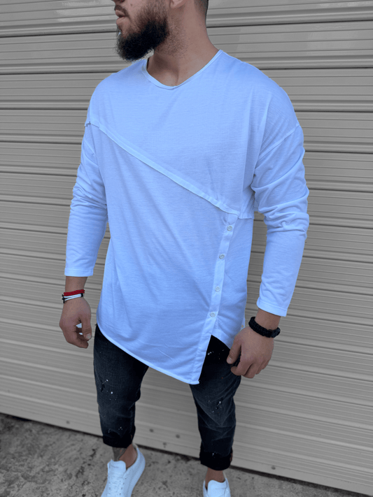 Бяла Блуза "𝐍𝐎𝐈𝐒𝐄 𝐒𝐄𝐂𝐓𝐎𝐑"