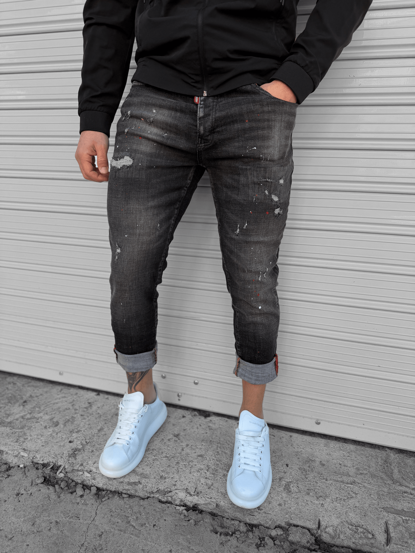 Дънки "𝐑𝐄𝐃 𝐃𝐎𝐓"