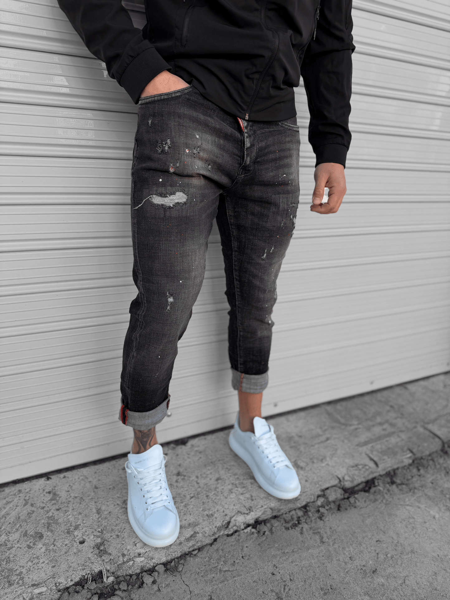 Дънки "𝐑𝐄𝐃 𝐃𝐎𝐓"